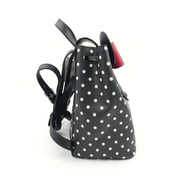 Kate Spade Disney X Minnie Black Multi Backpack NWT - Picture 4 of 11